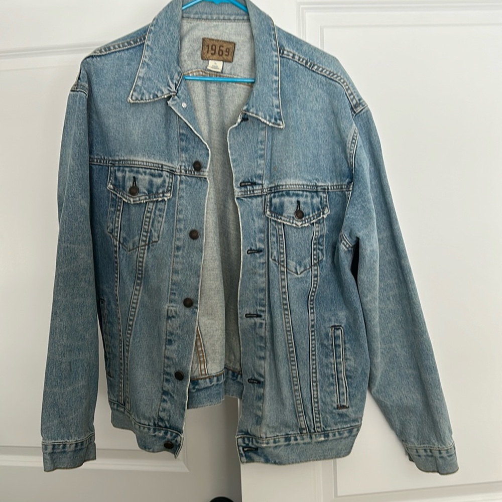 Gap 1969 label jeans jacket.
Bought new in 2005.